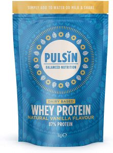 Pulsin Whey and Vanilla Protein - 1kg
